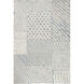 Mitra 130 X 94 inch Grey/White Rug in 8 x 11