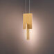 Amari 1 Light 4.75 inch Aged Brass Mini Pendant Ceiling Light