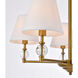 Bethany 5 Light 27.5 inch Brass Pendant Ceiling Light