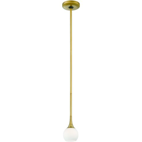 Pontil 1 Light 4 inch Honey Gold Mini Pendant Ceiling Light