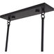 Vistaview 6 Light 42 inch English Bronze Linear Chandelier Ceiling Light