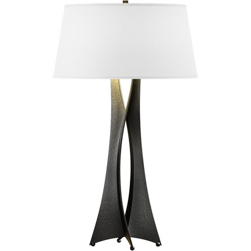 Moreau 33.4 inch 150 watt Black Table Lamp Portable Light in Natural Anna, Tall