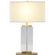 Canada 26 inch 100.00 watt Gold Table Lamp Portable Light