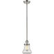 Franklin Restoration Bellmont 1 Light 6.5 inch Polished Nickel Mini Pendant Ceiling Light in Incandescent, Clear, Franklin Restoration