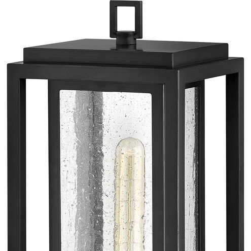 Coastal Elements Republic LED 17 inch Black Outdoor Pier Mount Lantern, Estate Series