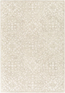 Elegance 48 X 30 inch Taupe Rug in 2 x 4, Rectangle