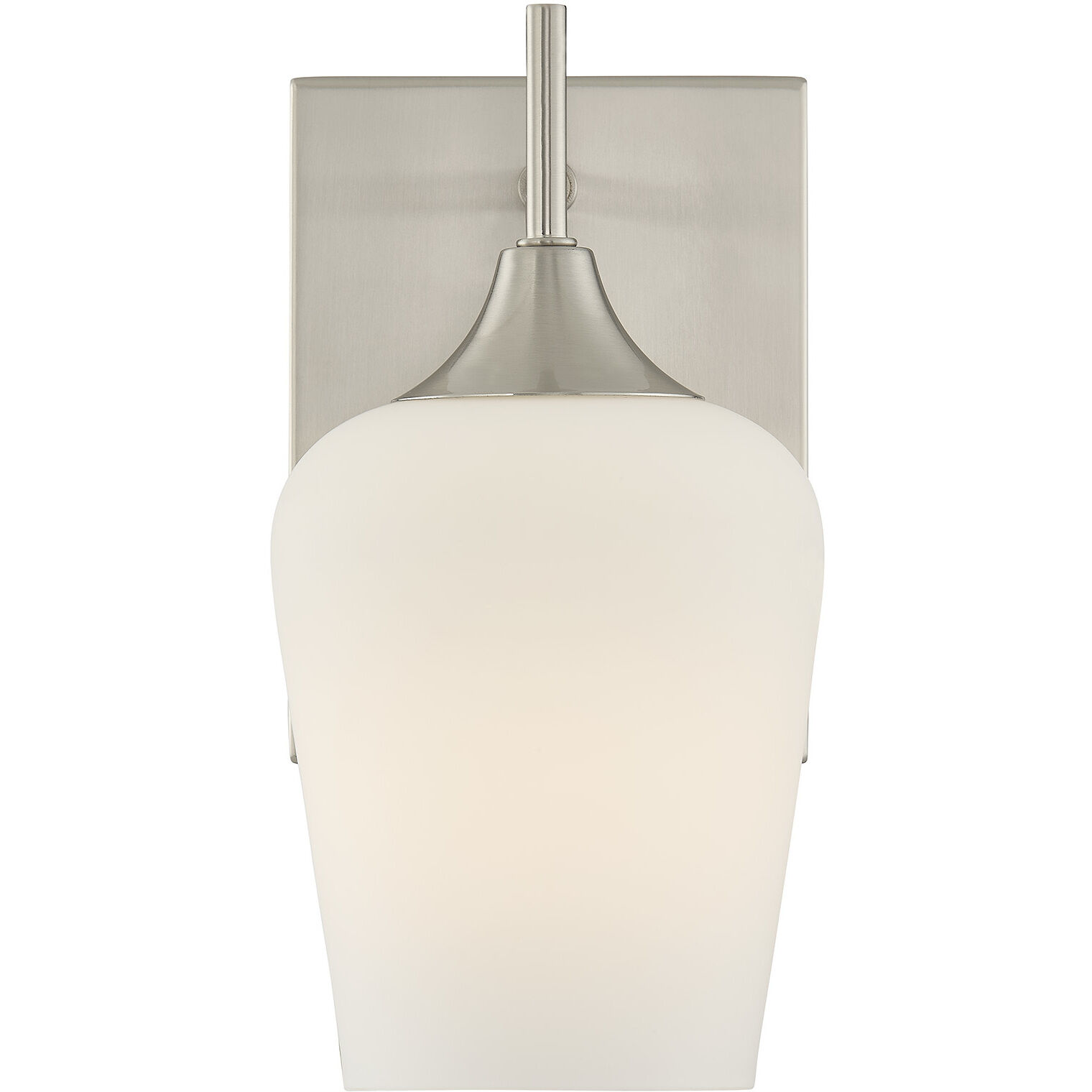 Octave 1 Light Satin Nickel Wall Sconce Wall Light, Essentials