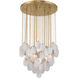 Velisse 8 Light 35.5 inch Legacy Brass Pendant Ceiling Light
