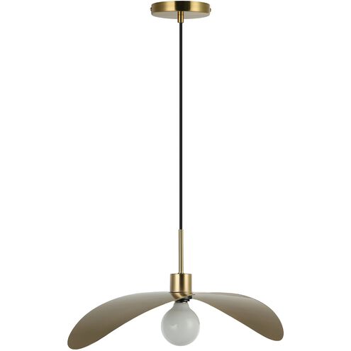 Christobel LED 19.75 inch Aged Brass Pendant Ceiling Light