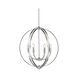 Colson 6 Light 26 inch Pewter Chandelier Ceiling Light in No Shade