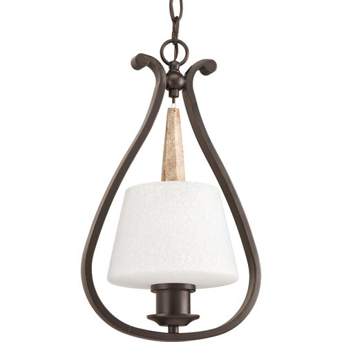 Club 1 Light 10 inch Antique Bronze Mini-Pendant Ceiling Light