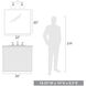 Orwell 2 Light 18 inch Chrome Bath Vanity Wall Light in Opal Glass