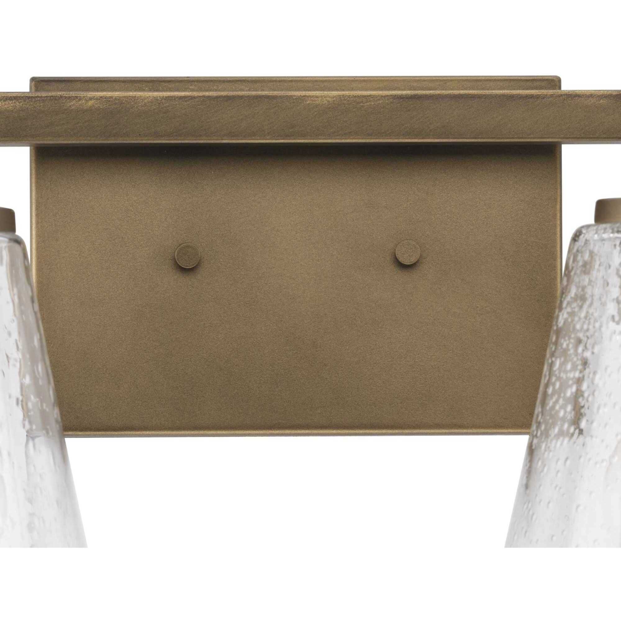 Martenne 2 Light 14 inch Aged Bronze Bathroom Vanity Light Wall Light