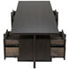 Bridge 84 X 32 inch Ebony Walnut Desk