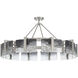 Aenon 10 Light 36 inch Pewter Semi-Flush Mount Ceiling Light
