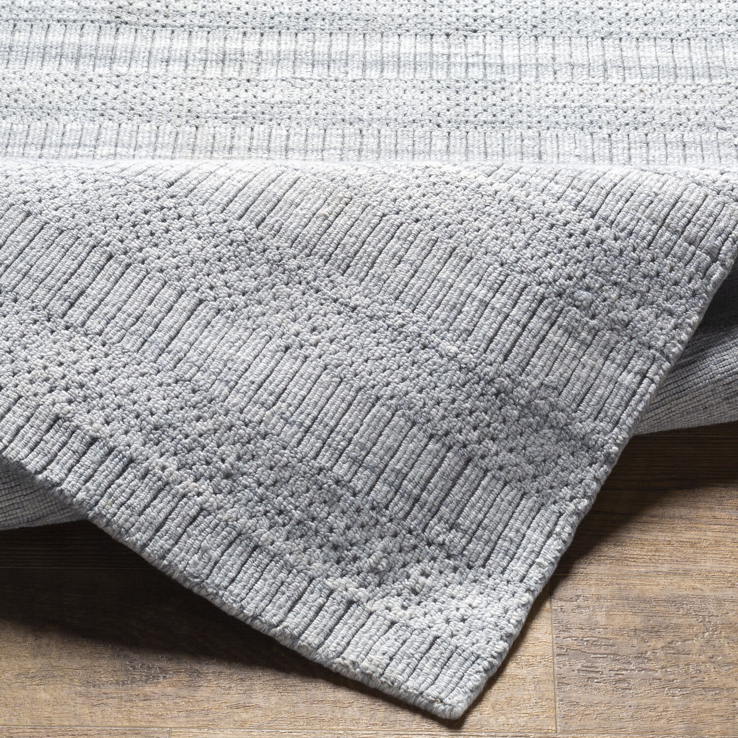 Hickory 180 X 144 inch Light Grey Rug, Rectangle