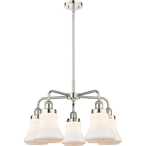 Bellmont 5 Light 24 inch Polished Nickel Chandelier Ceiling Light