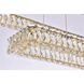 Monroe 3 Light 50 inch Gold Pendant Ceiling Light