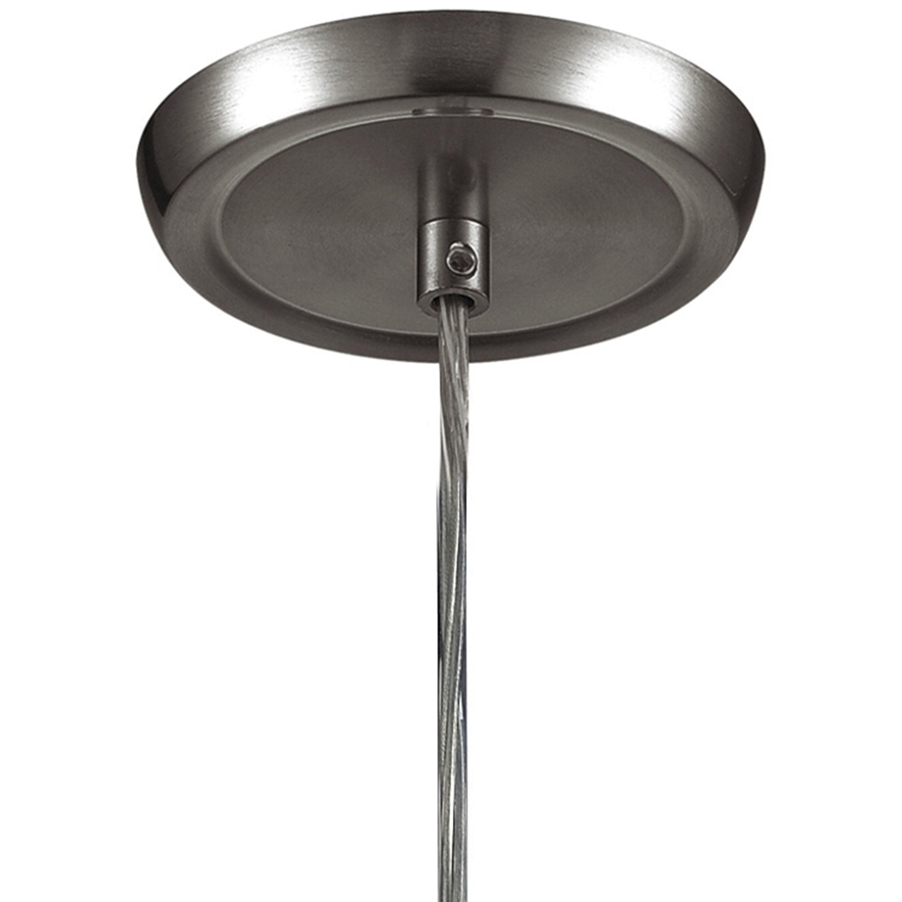Vesta 1 Light 5 inch Satin Nickel Mini Pendant Ceiling Light
