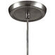 Vesta 1 Light 5 inch Satin Nickel Mini Pendant Ceiling Light