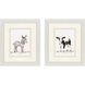 Farm Friends Multi and Gray and Black and White Framed Art, Propac
