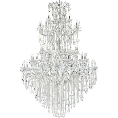 Maria Theresa 84 Light 70 inch Chrome Up Chandelier Ceiling Light
