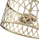 Arelyn 2 Light 13 inch Painted Modern Gold Indoor Pendant Ceiling Light