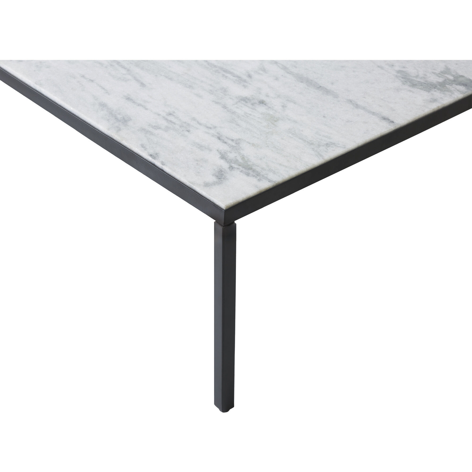 Yeva 40 X 15 inch Matte Black Coffee Table