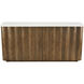 Woodside Medium Oak with White Credenza
