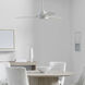 Jovie 44 44 inch Matte White Indoor/Outdoor Ceiling Fan