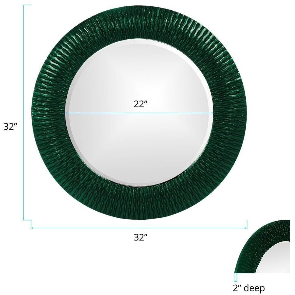 Bergman 32 X 32 inch Hunter Green Mirror