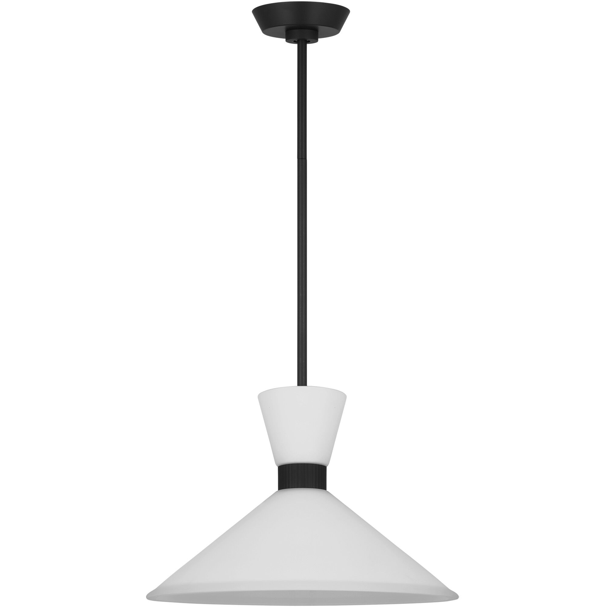 Drew & Jonathan Belcarra 1 Light 15 inch Midnight Black Pendant Ceiling Light