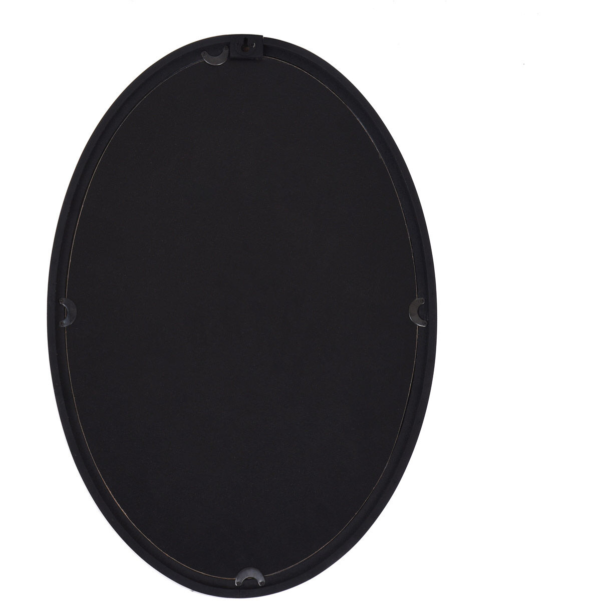 Speculum 25 X 17 inch Black and Clear Mirror 