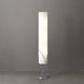 Internal 58 inch 40.00 watt Polished Chrome and Chrome Floor Lamp Portable Light
