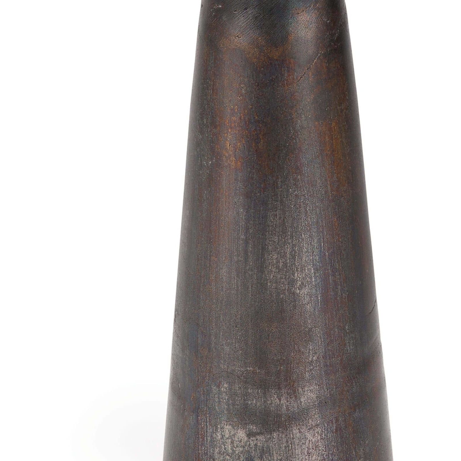 Ellis 23.5 X 15 inch Blackened Zinc Side Table