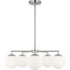 Nube 5 Light 26 inch Brushed Nickel Chandelier Ceiling Light in Incandescent
