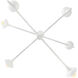 Darla 6 Light 36 inch Textured Plaster Chandelier Ceiling Light