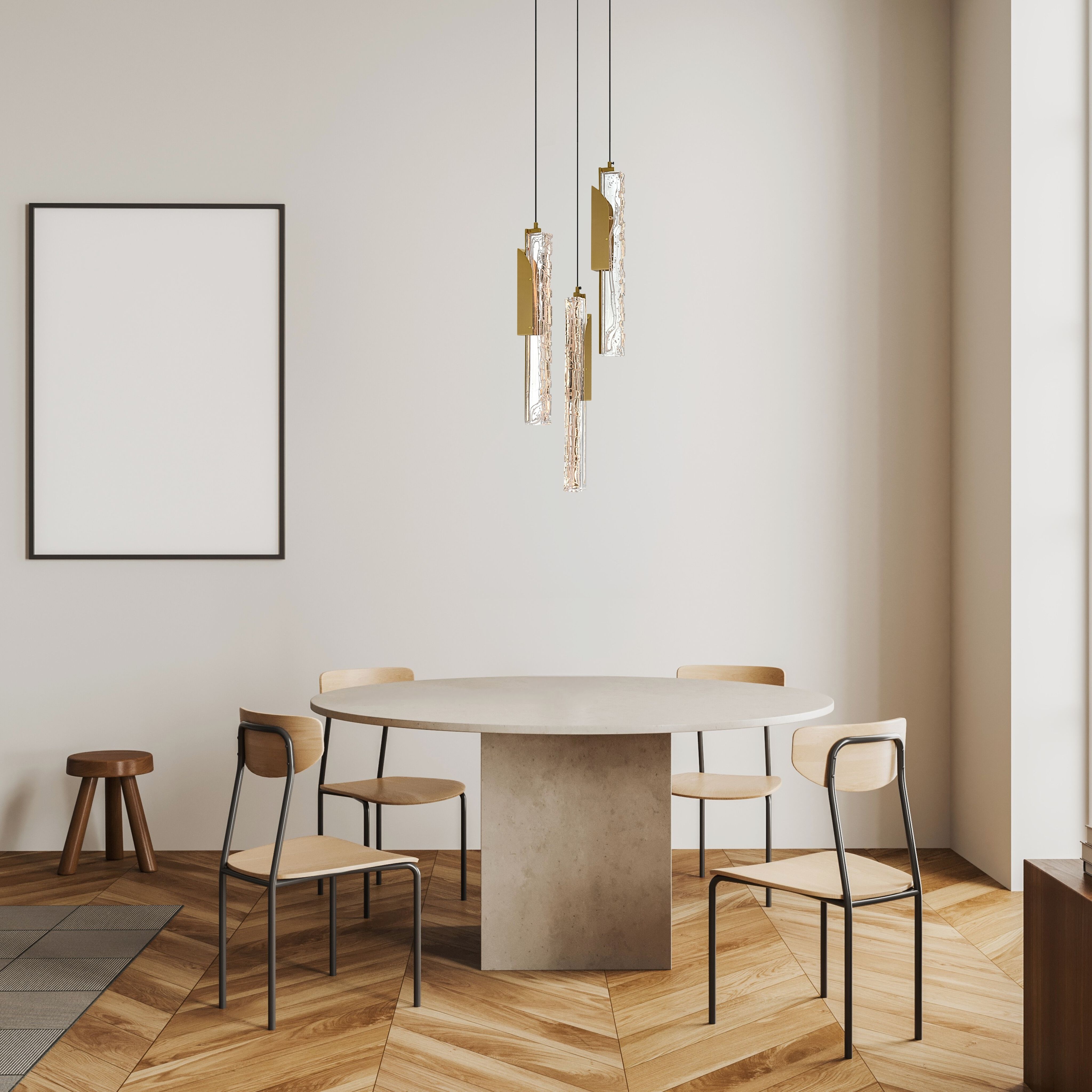 Valira LED 8 inch Brass Mini Pendant Ceiling Light