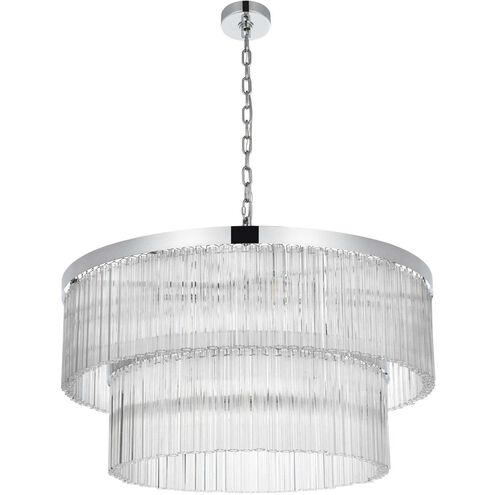 Harlow 14 Light 32 inch Chrome Chandelier Ceiling Light