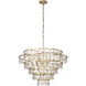 Fleur 10 Light 36 inch French Gold Chandelier Ceiling Light, Smithsonian Collaboration