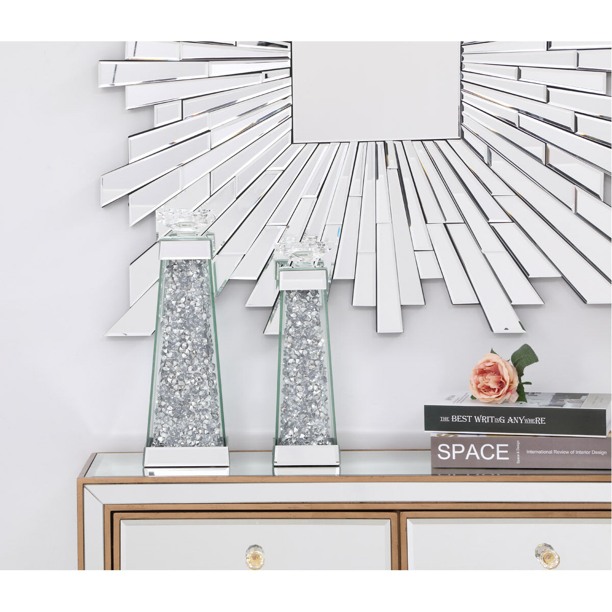 Sparkle 14 X 4.7 inch Candleholder