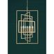 Capri 7 Light 24 inch Antique Gold Lantern Chandelier Ceiling Light