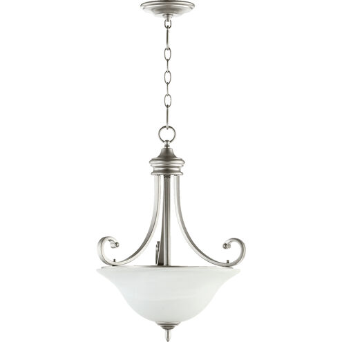 Bryant 3 Light 18 inch Classic Nickel Pendant Ceiling Light