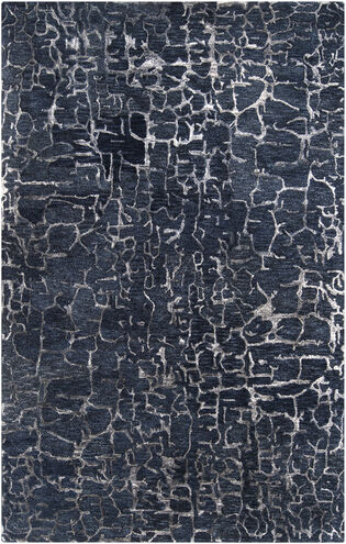 Banshee 63 X 39 inch Dark Blue Rug in 3 x 5, Rectangle