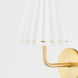 Demi LED 8 inch Aged Brass Wall Sconce Wall Light