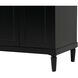Bennett 72 X 21 X 35 inch Black Vanity Sink Set