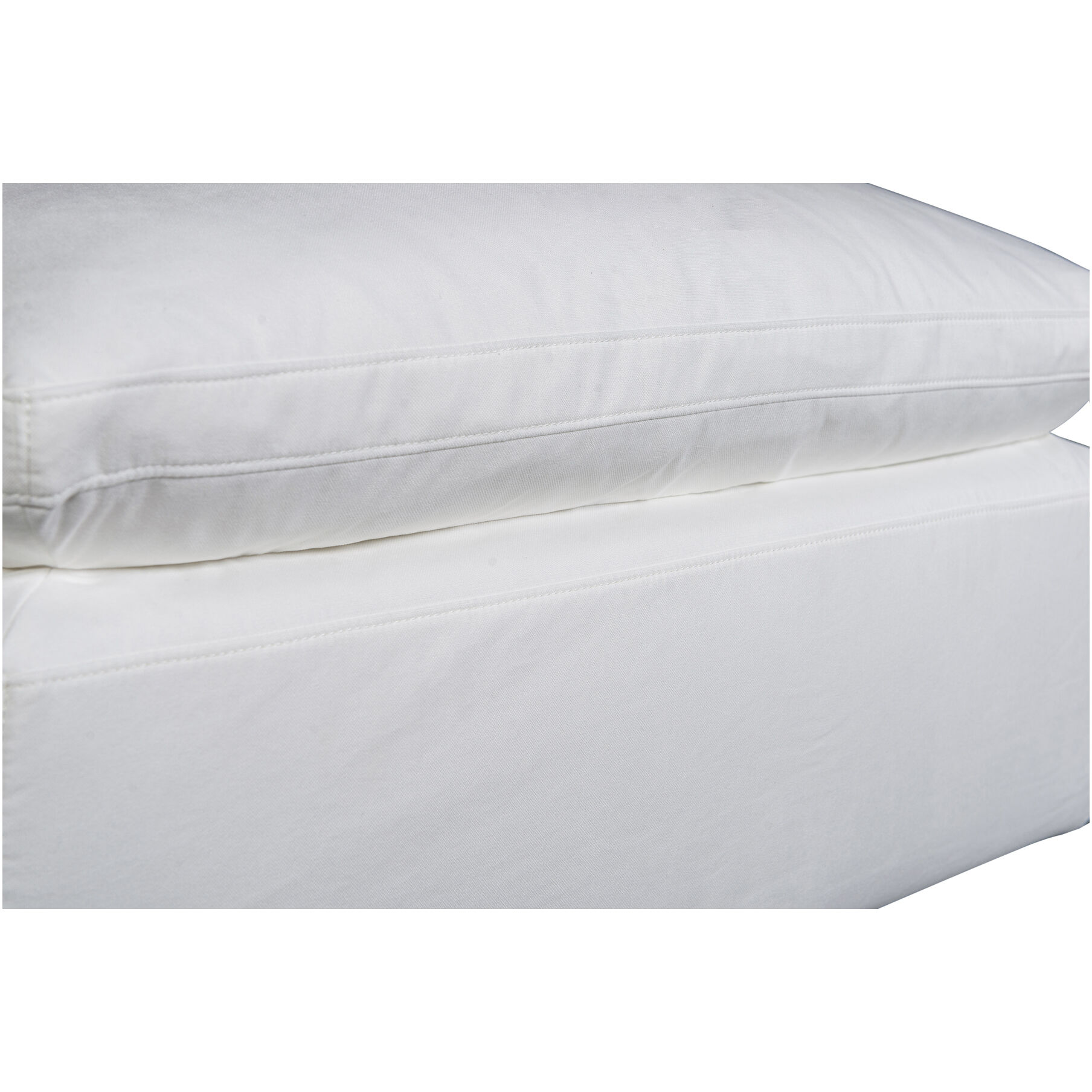 Terra Condo 19 inch White Ottoman