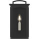 C&M by Chapman & Myers Modesto 1 Light 12.38 inch Textured Black Outdoor Wall Lantern