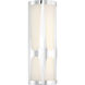 Royston Bath Sconce Wall Light in Polished Chrome