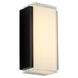 Helio LED 9 inch Black Outdoor Wall Sconce